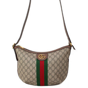 GUCCI Ophidia GG Messenger Crossbody Bag Shoulder Brown